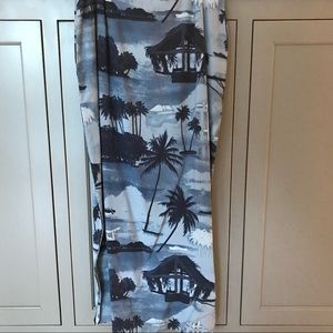 Tropical Straight Skirt